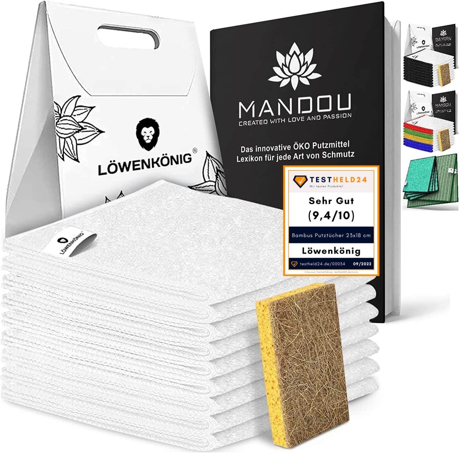 Abbildung MANDOU Bambus Putztücher