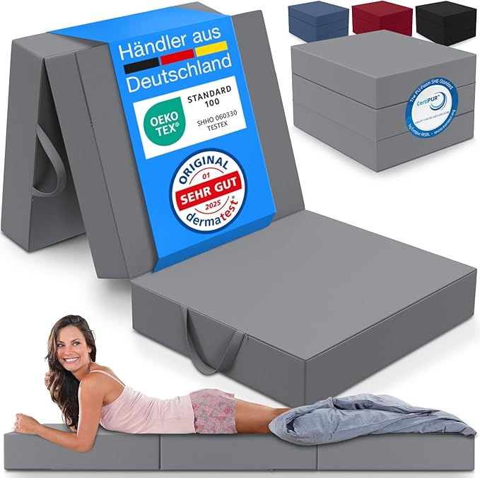 Abbildung 3-teilige Faltmatratze